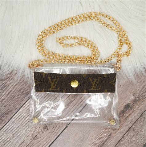 louis vuitton clear monogram bag